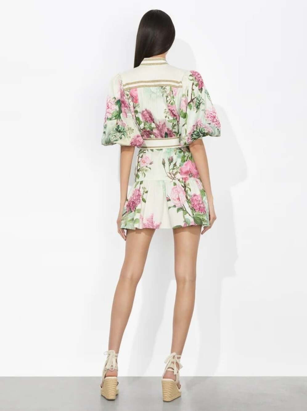 Alice + Olivia Cora Rose Whisper Cotton Dress Small NWT $495 - Picture 4 of 13